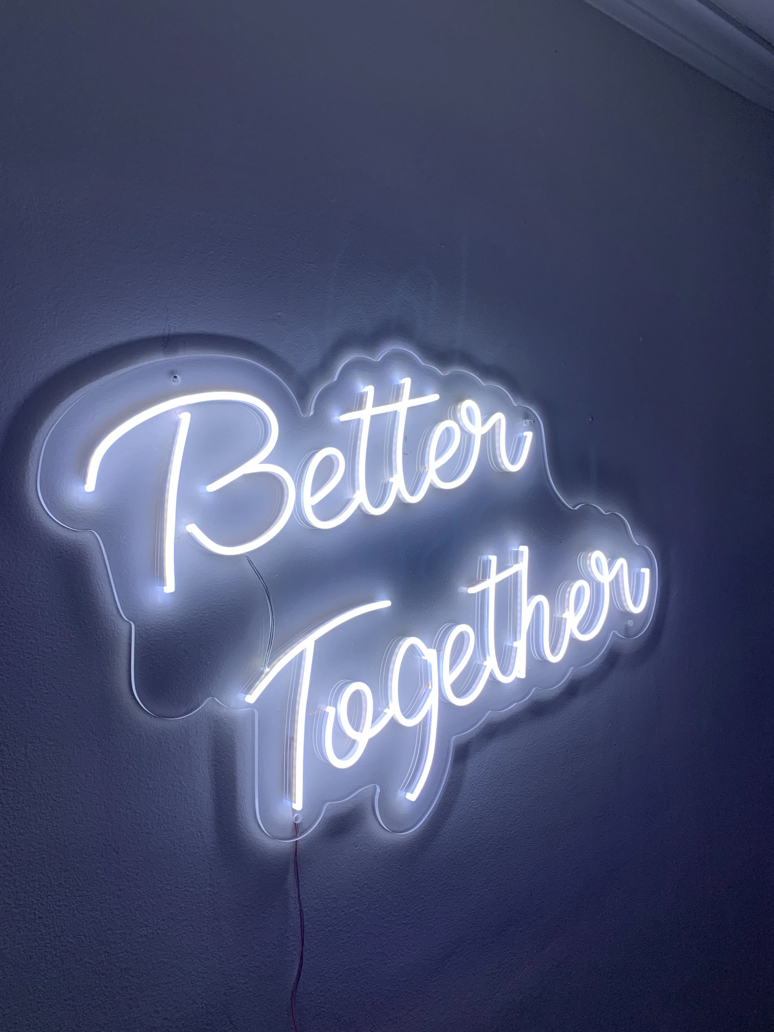 Best Marquee Light Letter Company Tulsa, OK | Better Together Neon